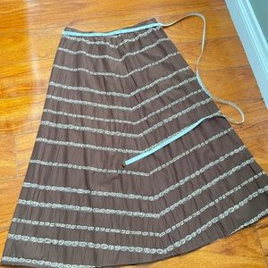 Talbots, size 10P, Brown and beige